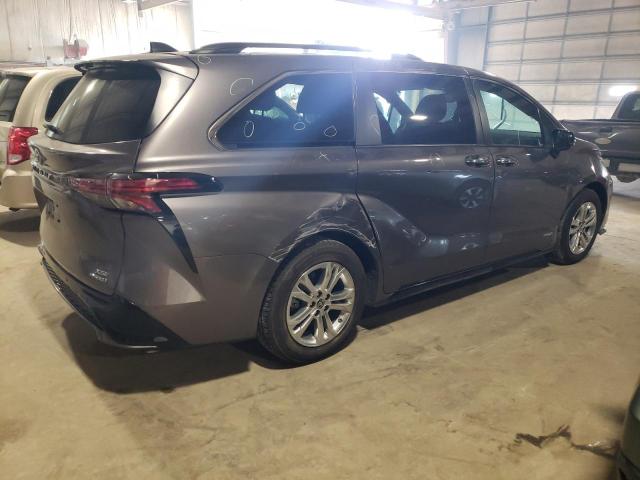  TOYOTA SIENNA 2021 Szary