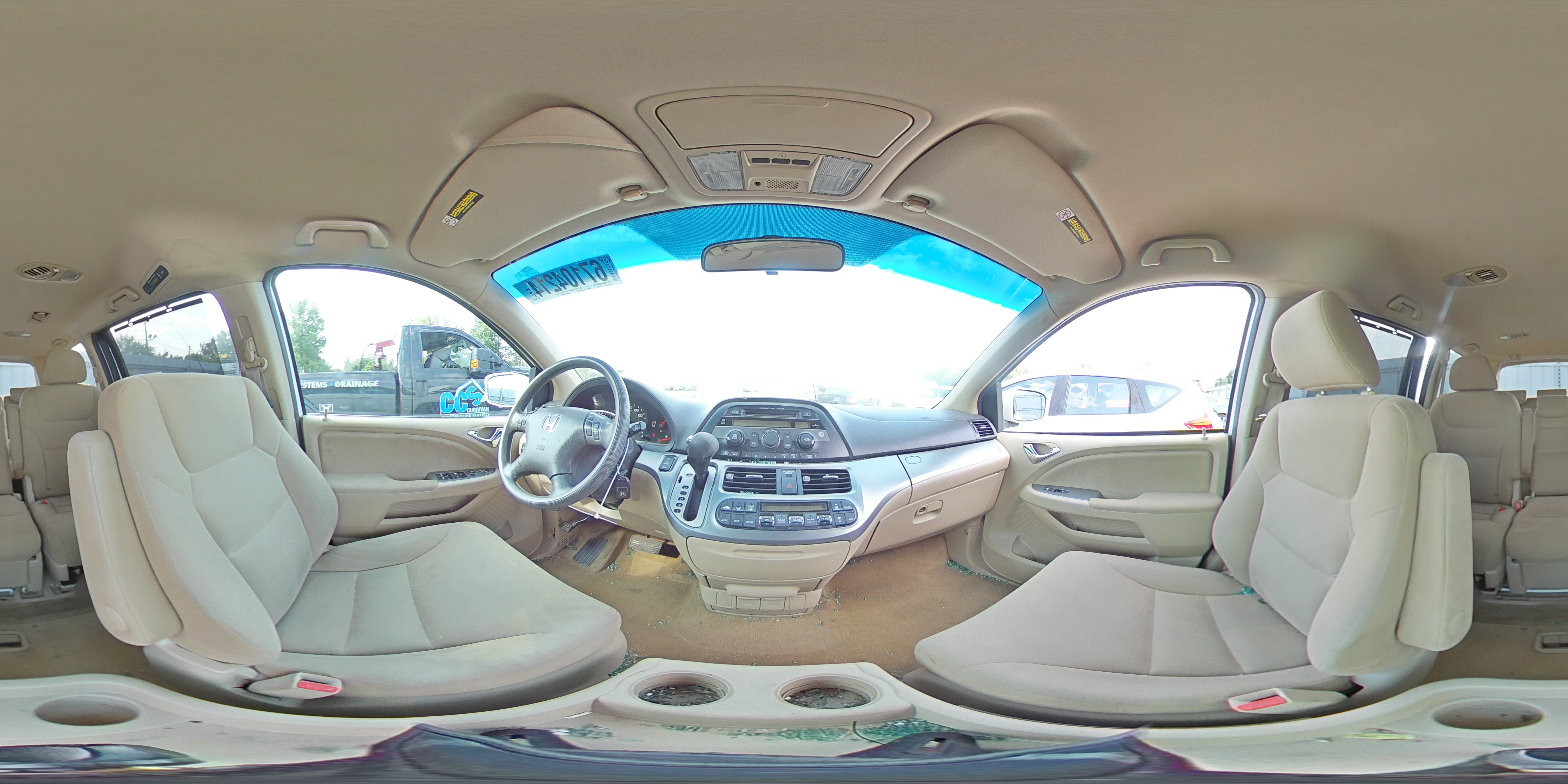 2010 Honda Odyssey Ex VIN: 5FNRL3H44AB017264 Lot: 67104214