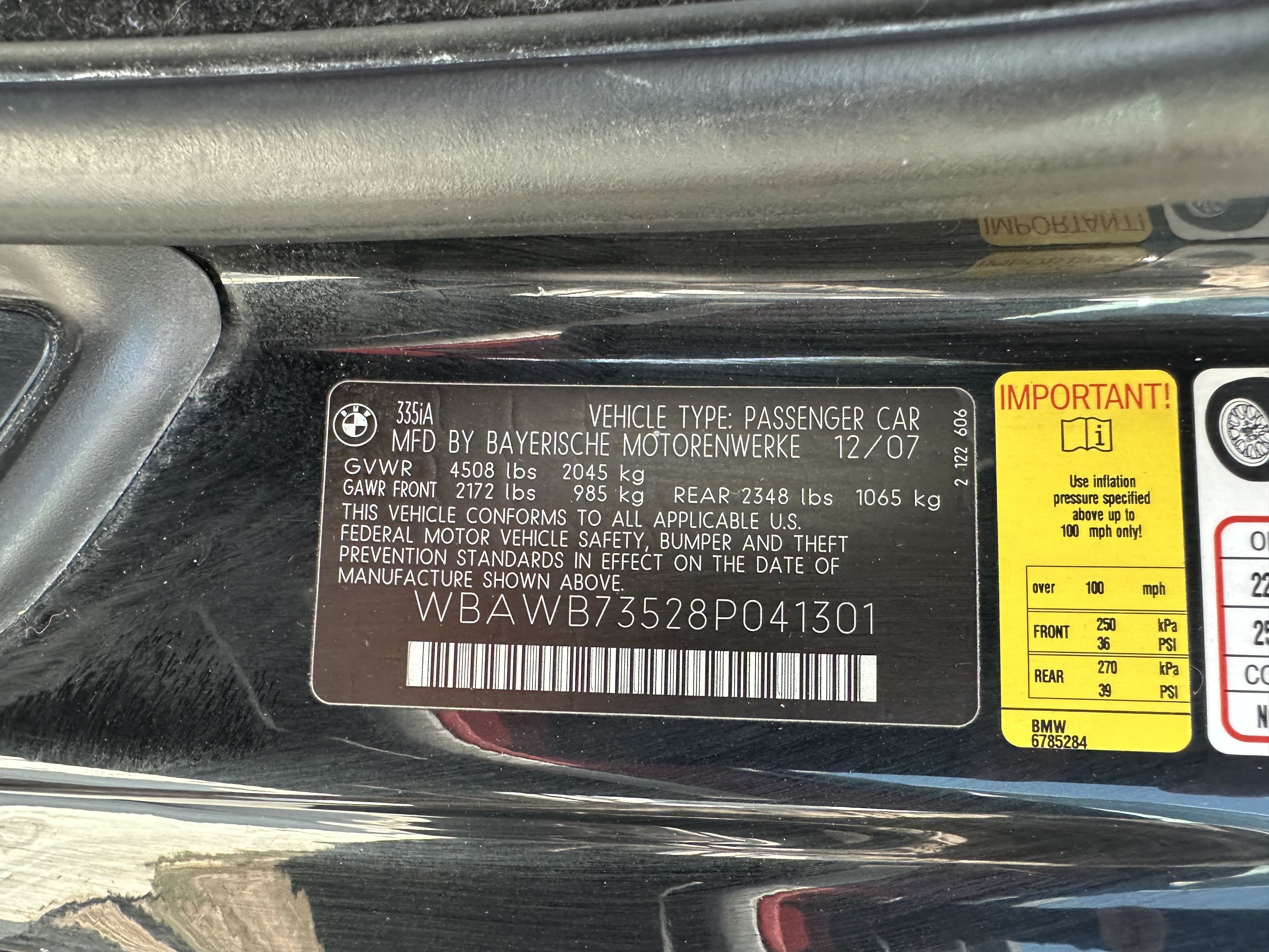 WBAWB73528P041301 2008 BMW 335 I