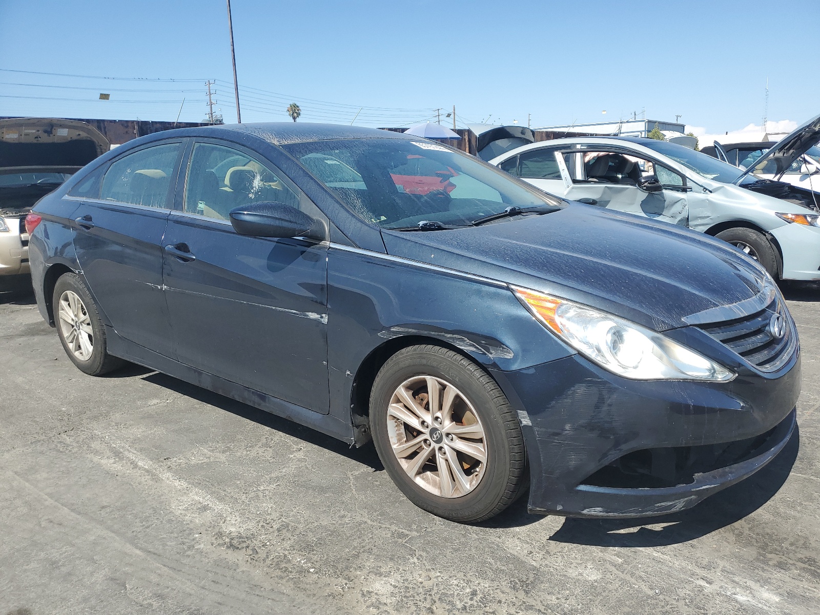 2014 Hyundai Sonata Gls vin: 5NPEB4AC6EH927112