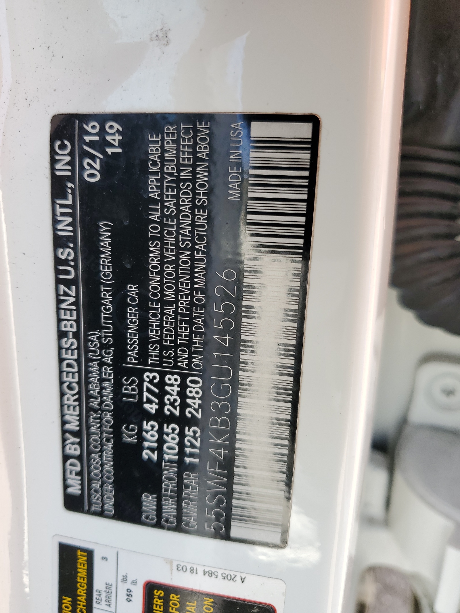 55SWF4KB3GU145526 2016 Mercedes-Benz C 300 4Matic