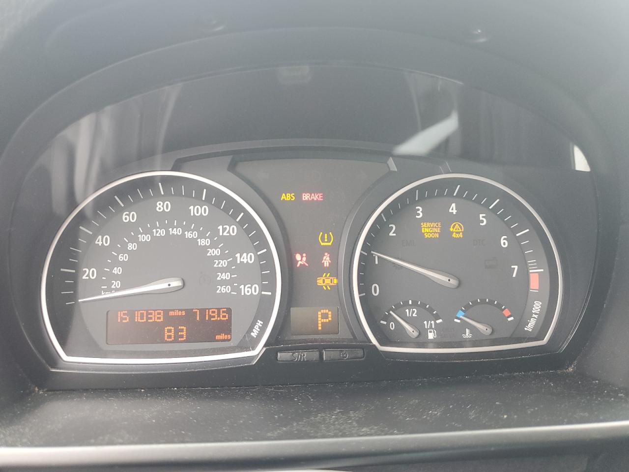 2009 BMW X3 xDrive30I VIN: WBXPC93419WJ26258 Lot: 64410764