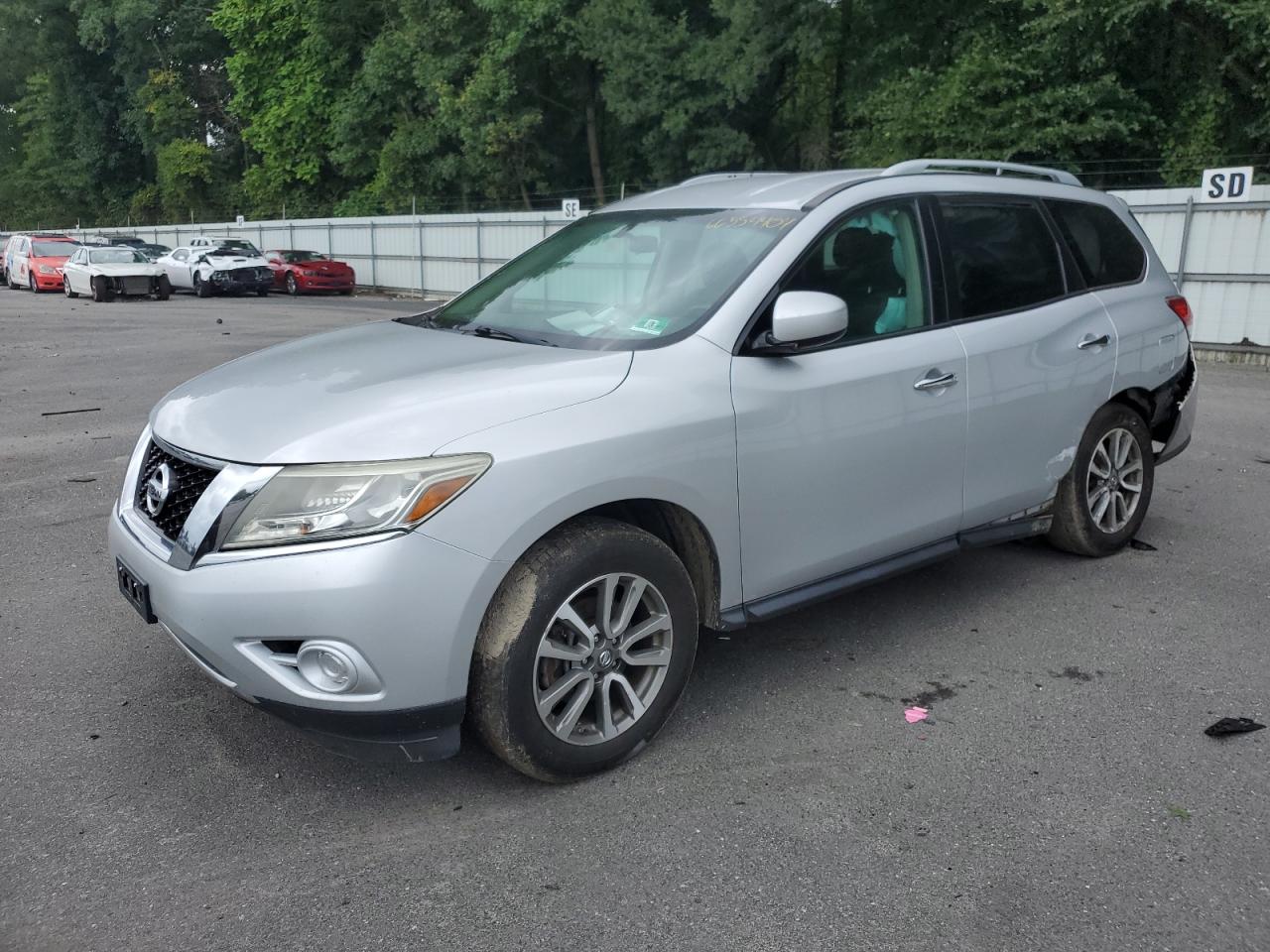 2013 Nissan Pathfinder S за продажба в Glassboro, NJ - Side