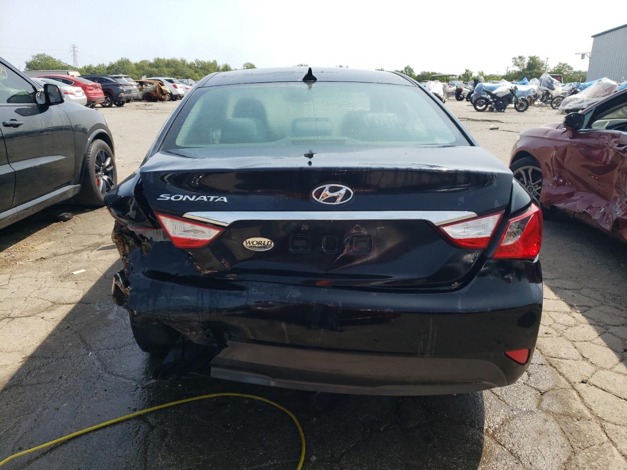 2014 Hyundai Sonata Gls VIN: 5NPEB4AC6EH858258 Lot: 68132434