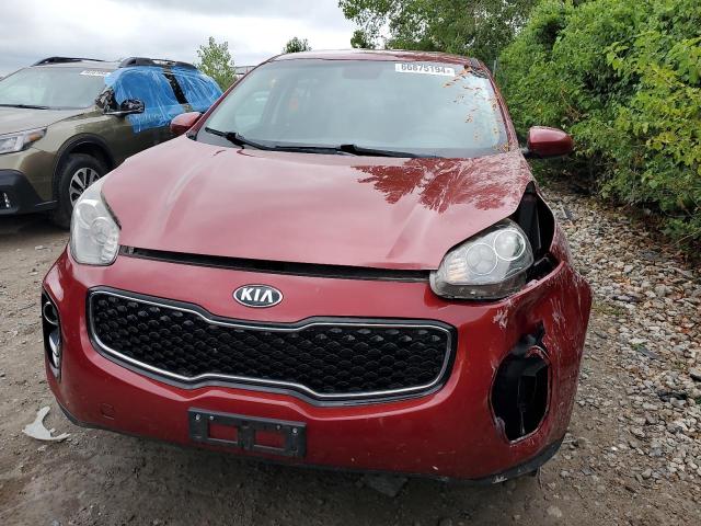  KIA SPORTAGE 2017 Czerwony