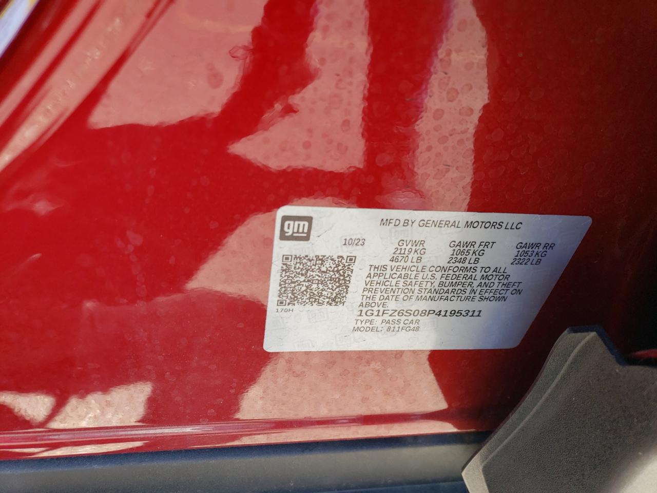 2023 Chevrolet Bolt Euv Premier VIN: 1G1FZ6S08P4195311 Lot: 66140984