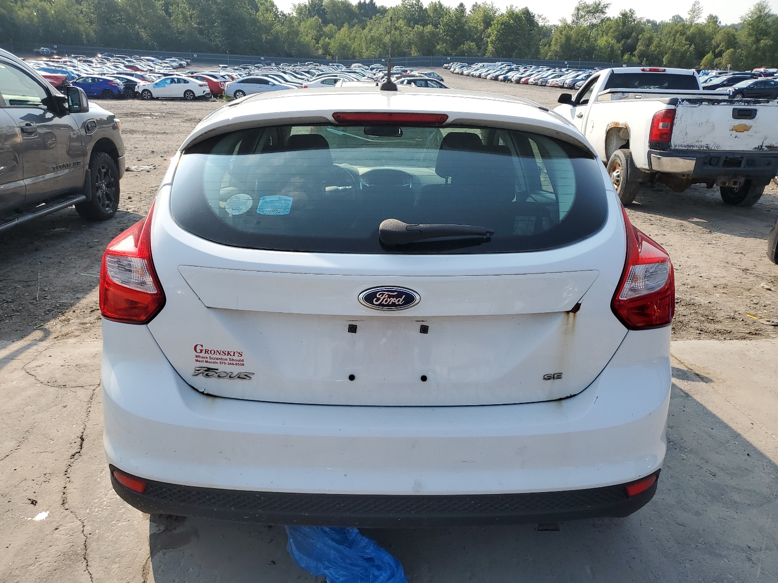 2012 Ford Focus Se vin: 1FAHP3K22CL387660