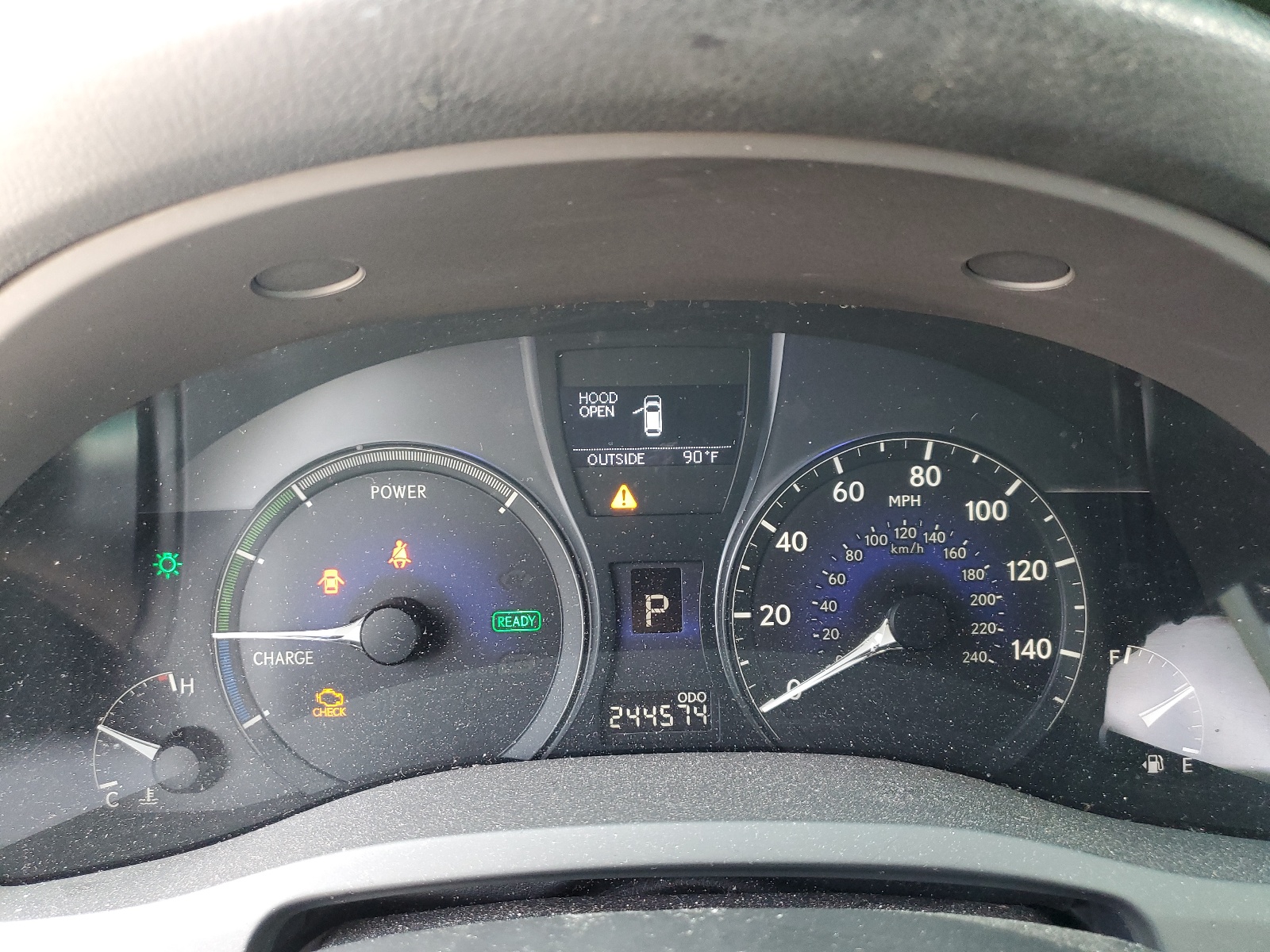 JTJBC1BA5A2024809 2010 Lexus Rx 450H