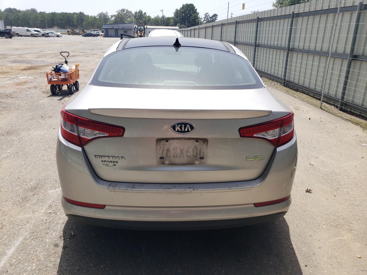 2012 Kia Optima Hybrid VIN: KNAGM4ADXC5024158 Lot: 65766044