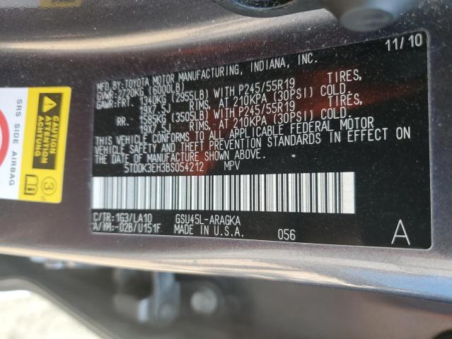 2011 TOYOTA HIGHLANDER LIMITED