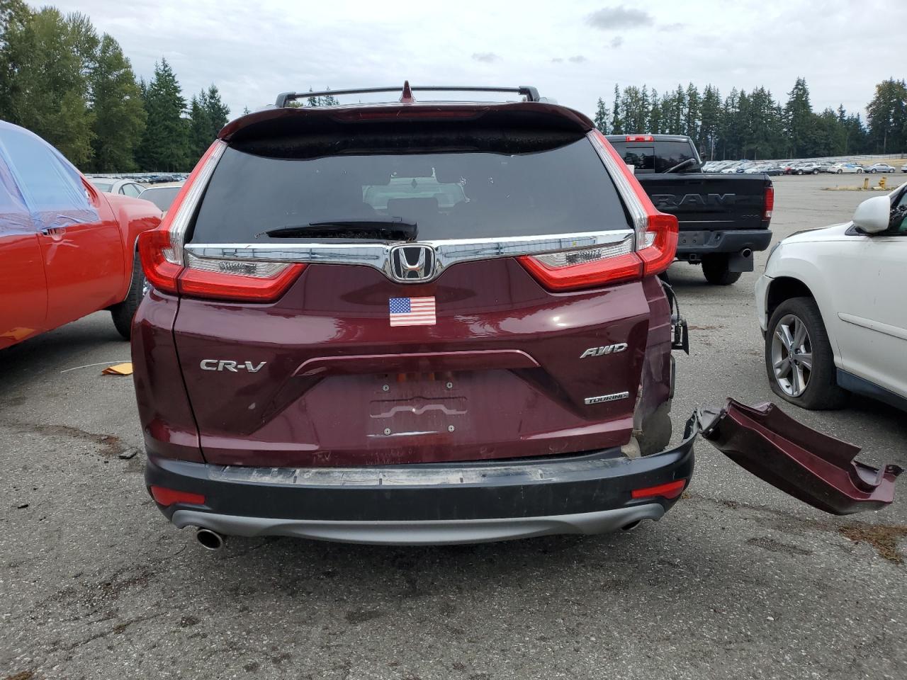 2017 Honda Cr-V Touring VIN: 5J6RW2H90HL001786 Lot: 68502184