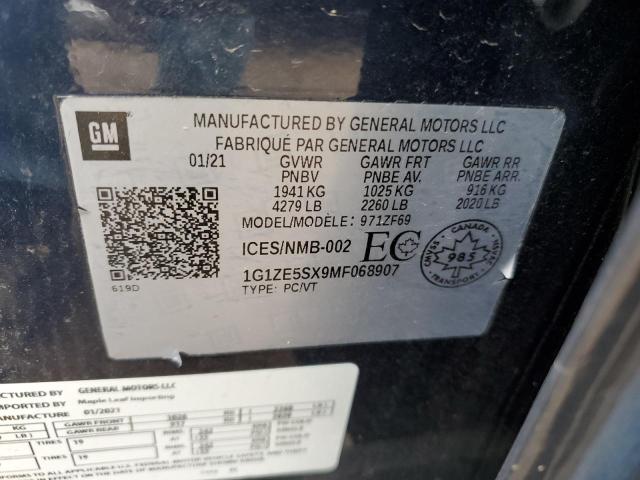 1G1ZE5SX9MF068907 Chevrolet Malibu PRE 13