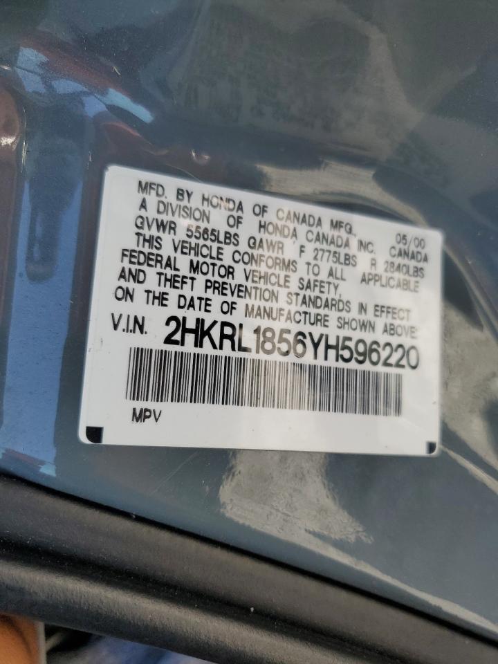 2HKRL1856YH596220 2000 Honda Odyssey Lx