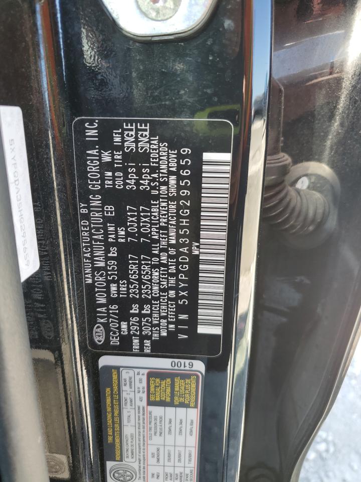 5XYPGDA35HG295659 2017 Kia Sorento Lx