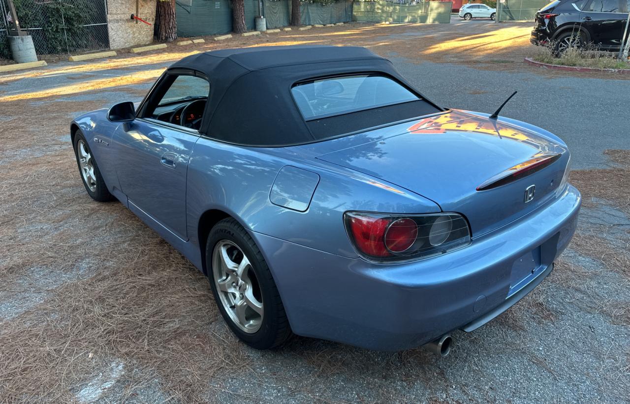 2002 Honda S2000 VIN: JHMAP114X2T004452 Lot: 66045304