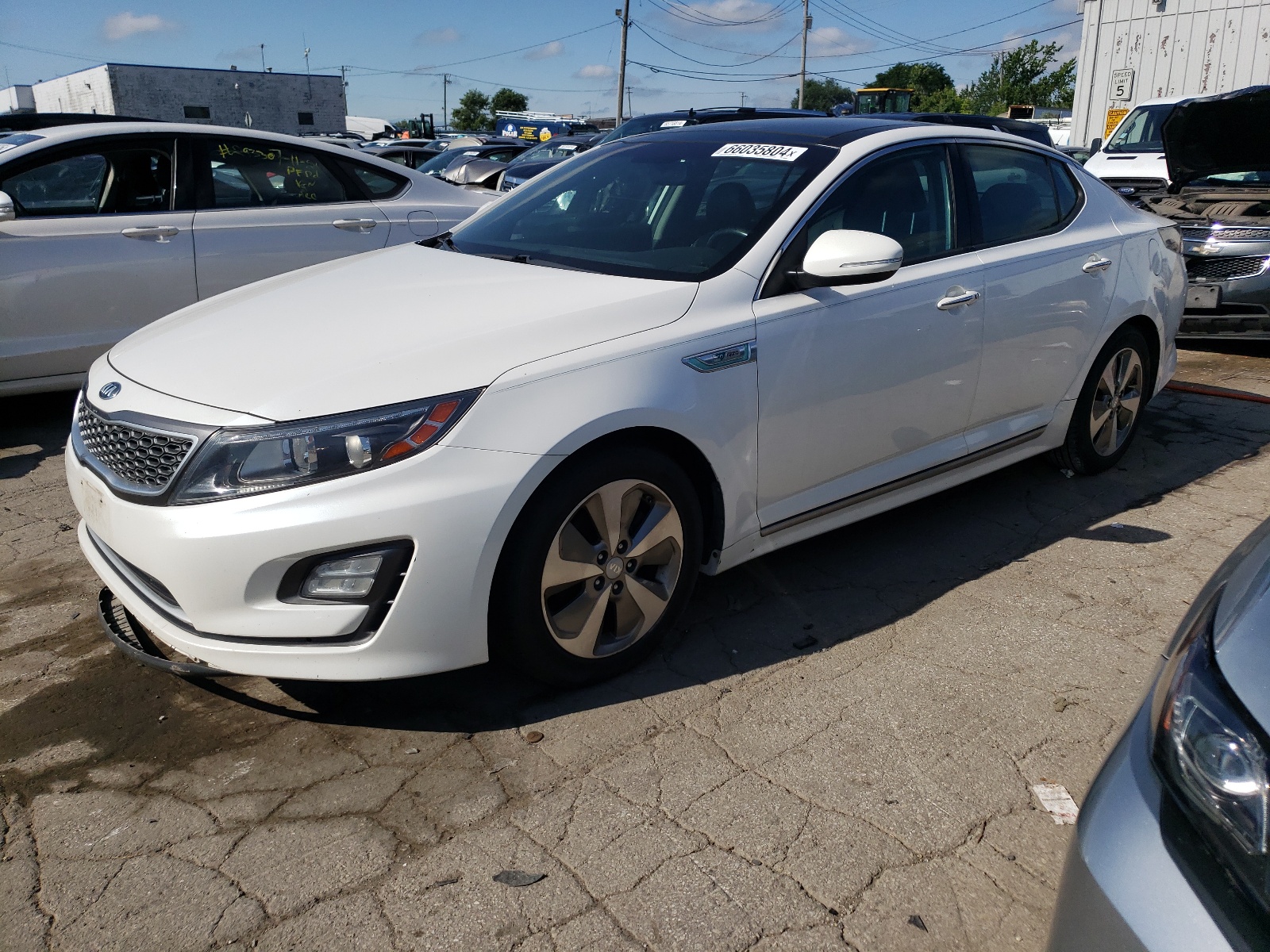 2014 Kia Optima Hybrid vin: KNAGN4AD3E5064890