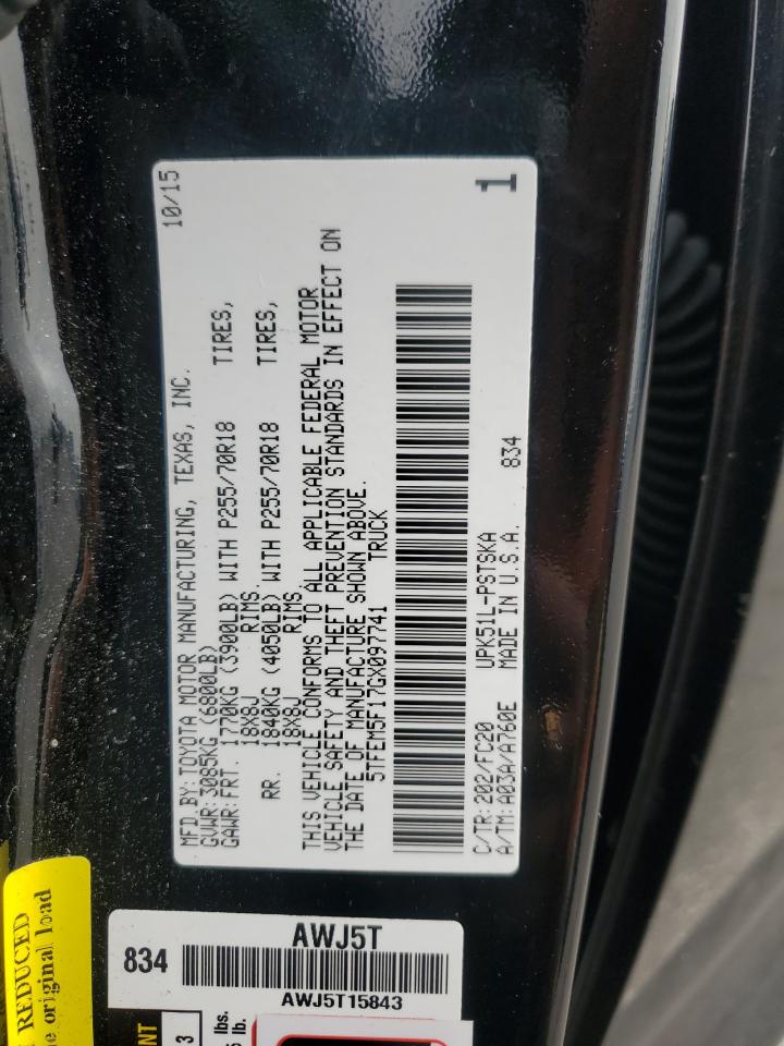 5TFEM5F17GX097741 2016 Toyota Tundra Crewmax Sr5