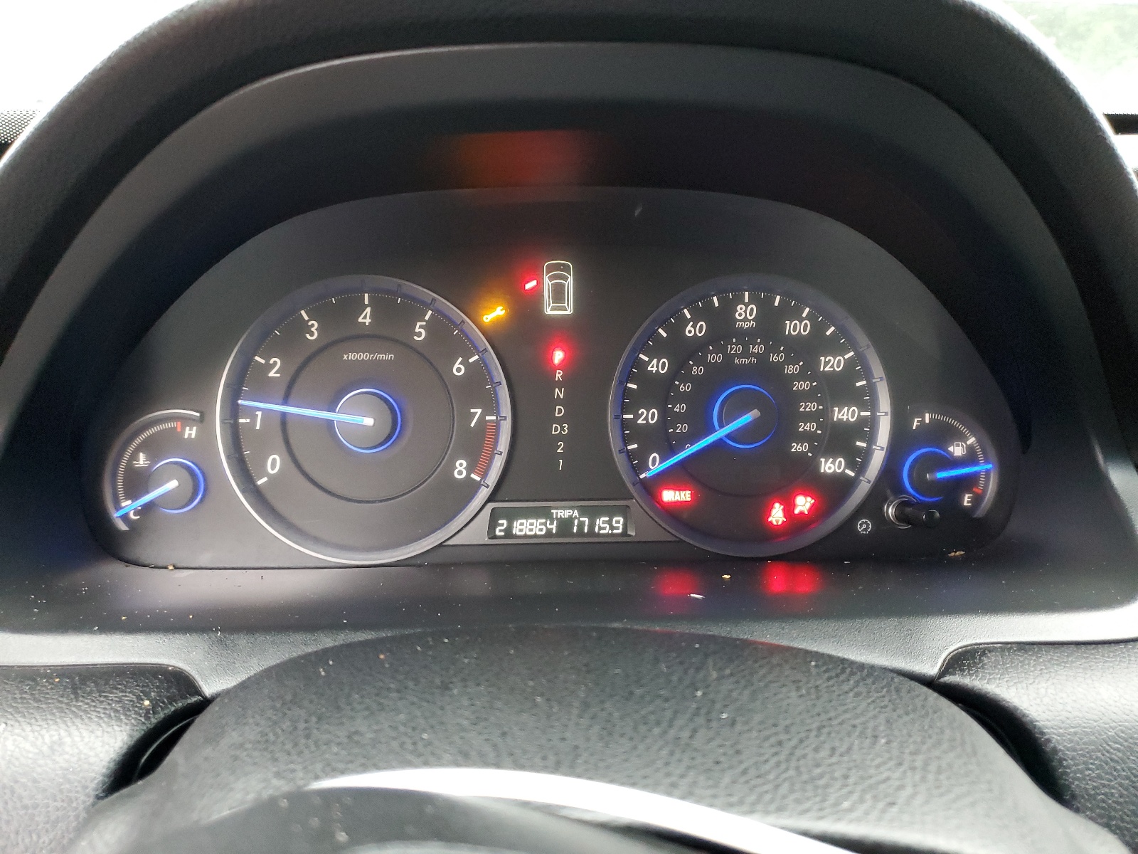 5J6TF3H3XCL002704 2012 Honda Crosstour Ex