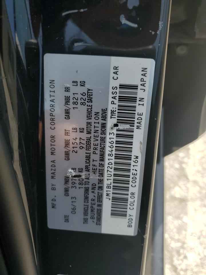 JM1BL1U72D1846613 2013 Mazda 3 I