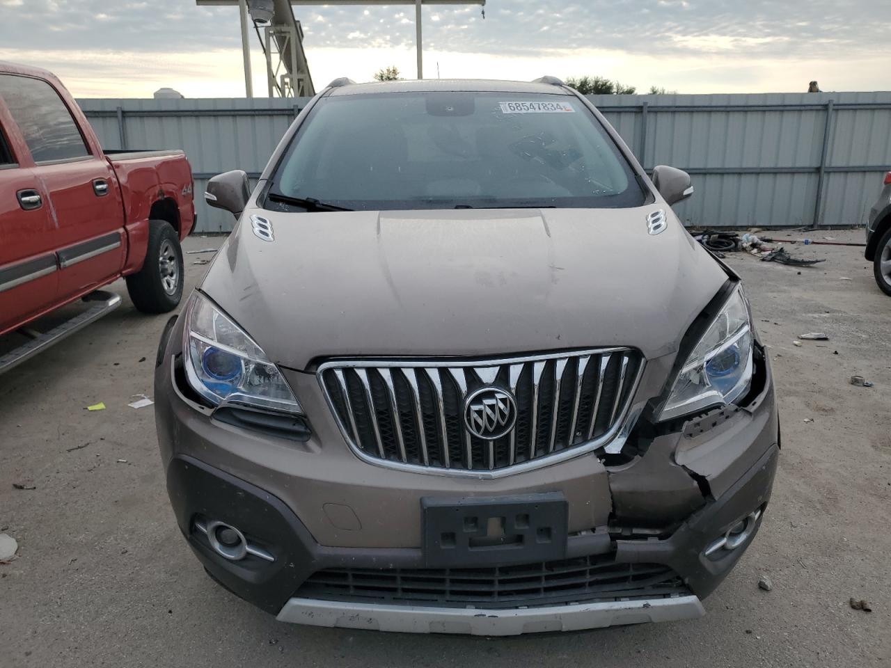 2015 BUICK ENCORE with FRONT END damage, VIN KL4CJCSB6FB071723