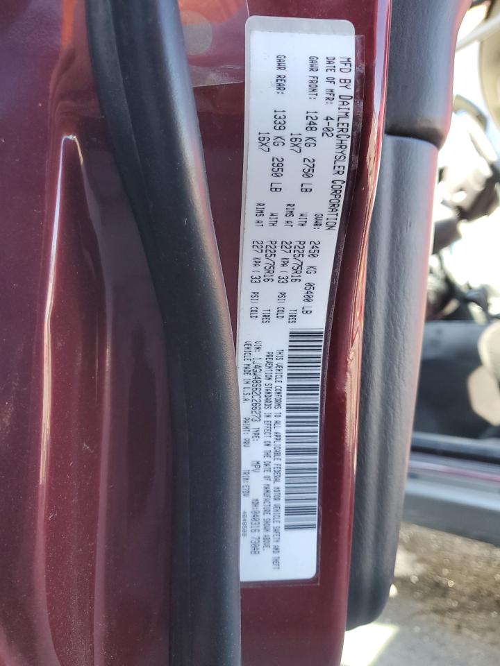 2002 Jeep Grand Cherokee Laredo VIN: 1J4GW48S62C266273 Lot: 66595784