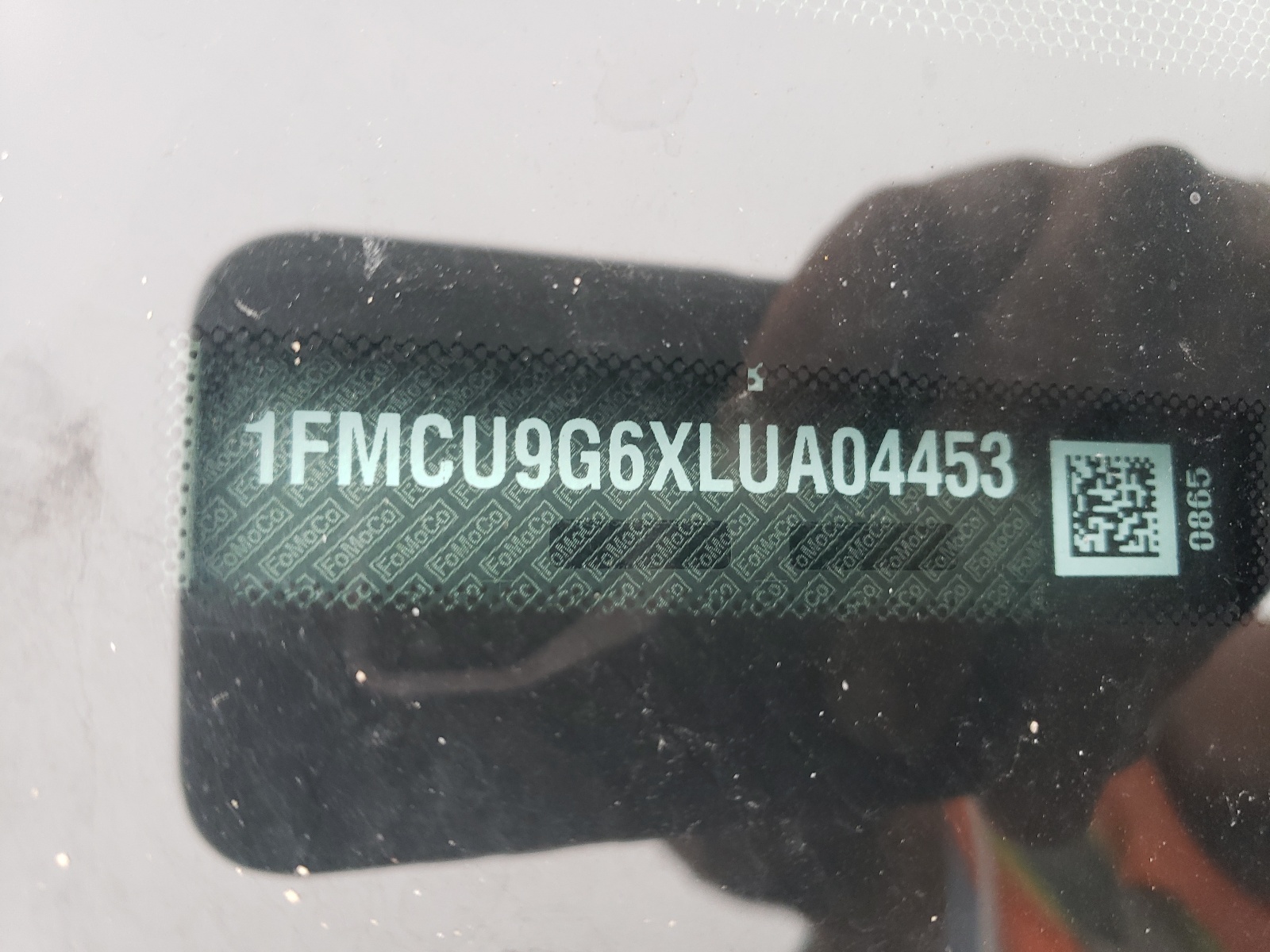 1FMCU9G6XLUA04453 2020 Ford Escape Se