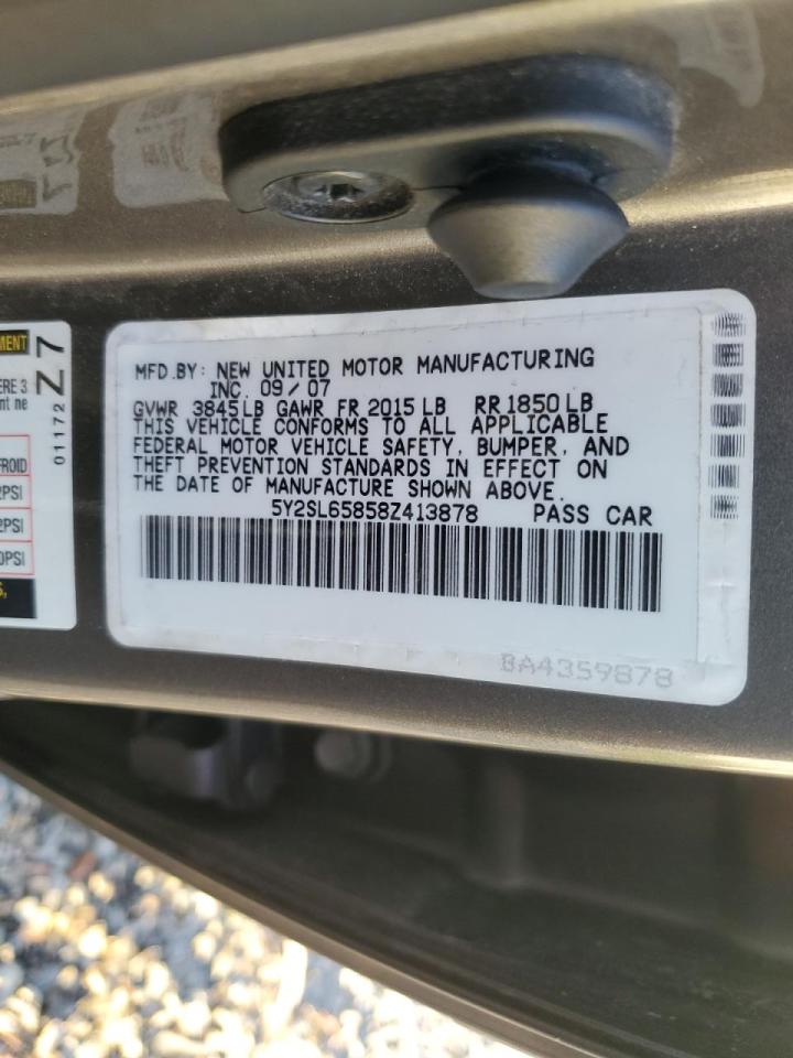 5Y2SL65858Z413878 2008 Pontiac Vibe