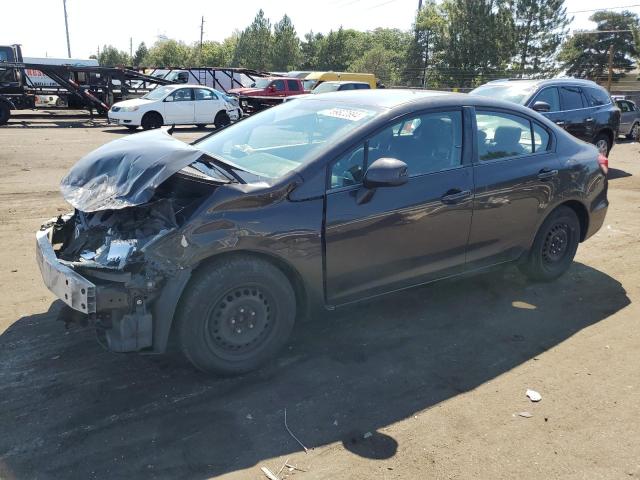 Sedans HONDA CIVIC 2013 Brown