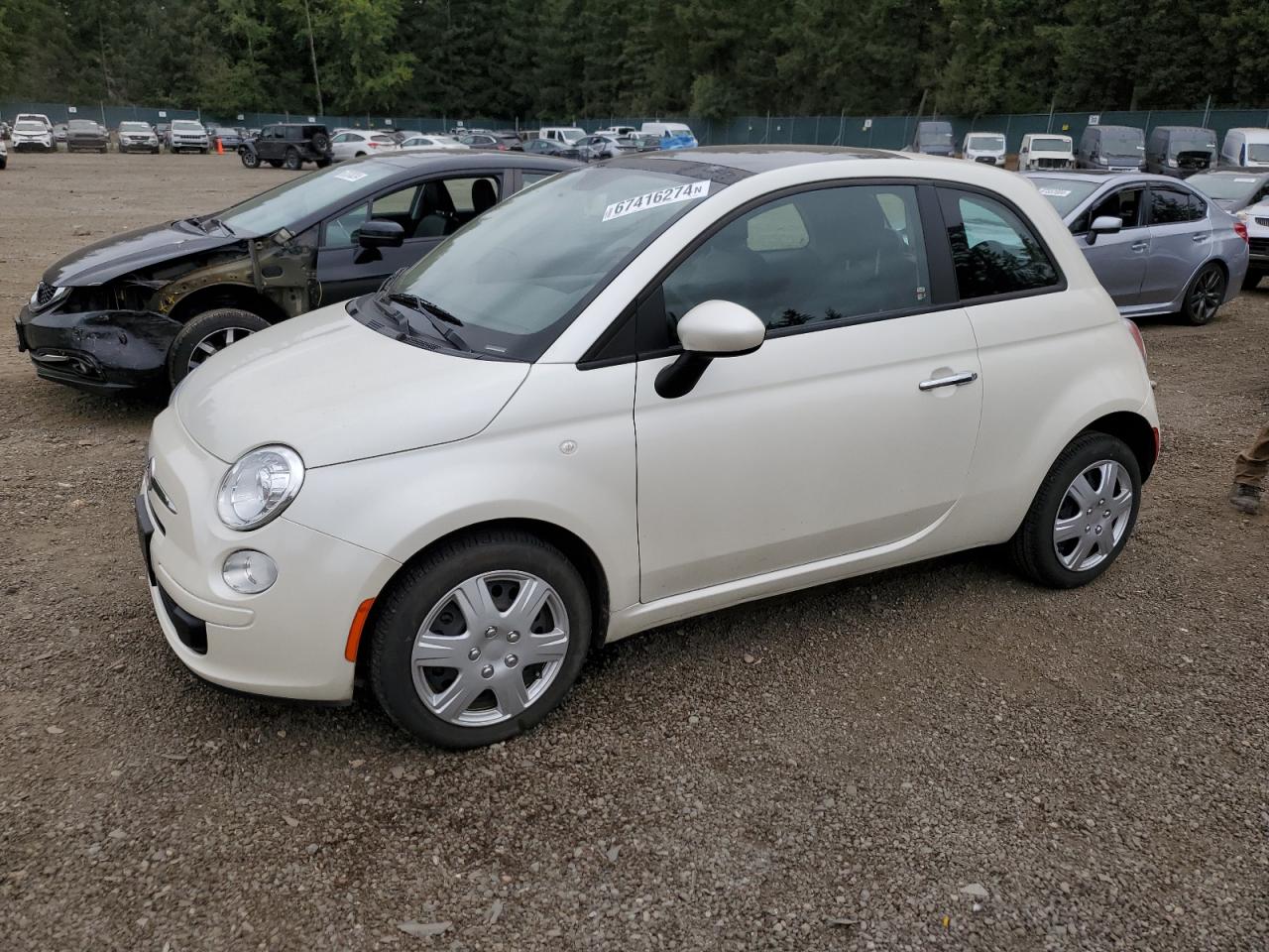 2012 Fiat 500 Pop VIN: 3C3CFFARXCT272126 Lot: 67416274