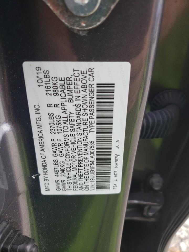 19UUB1F54LA007585 2020 Acura Tlx Technology