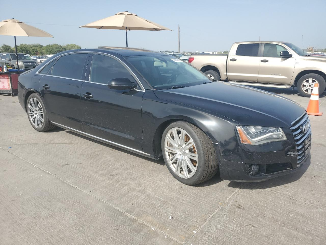 2014 Audi A8 L Quattro vin: WAURGAFD4EN011299