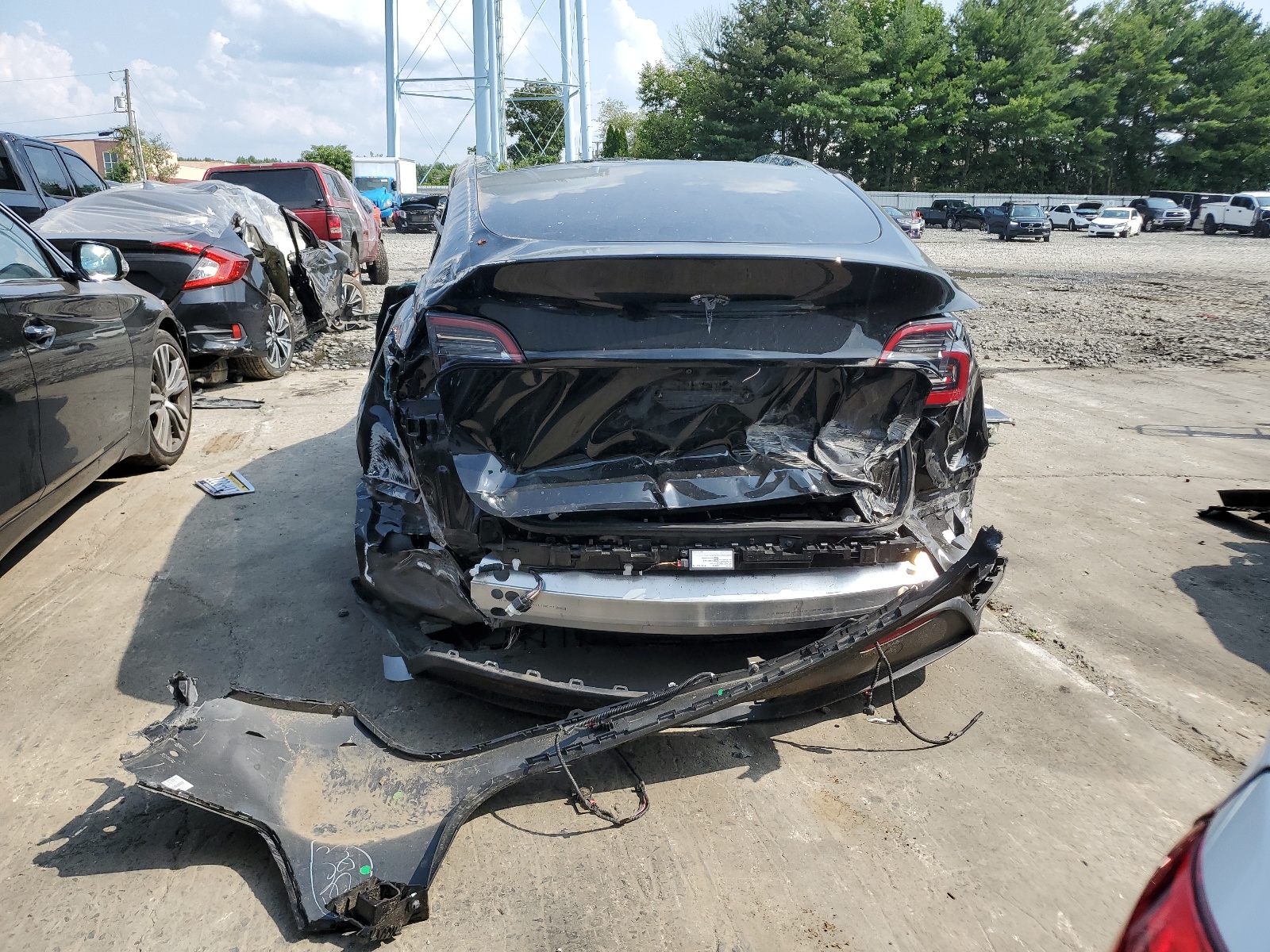 5YJYGDEE7MF229101 2021 Tesla Model Y