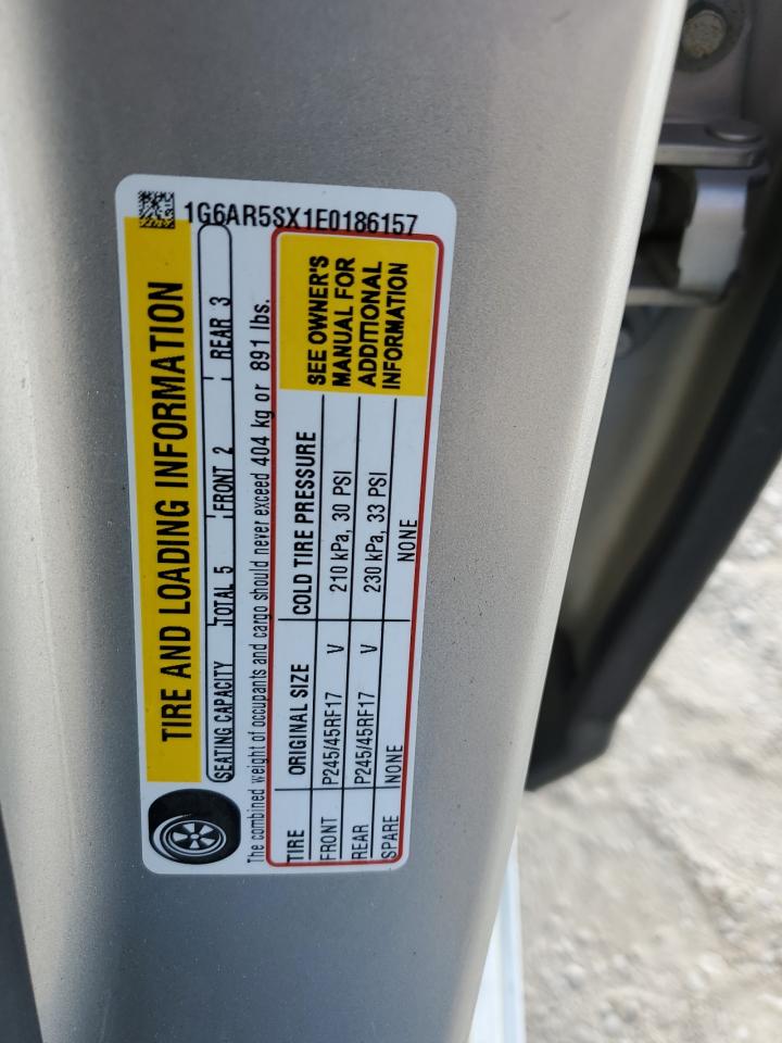 2014 Cadillac Cts Luxury Collection VIN: 1G6AR5SX1E0186157 Lot: 66271094