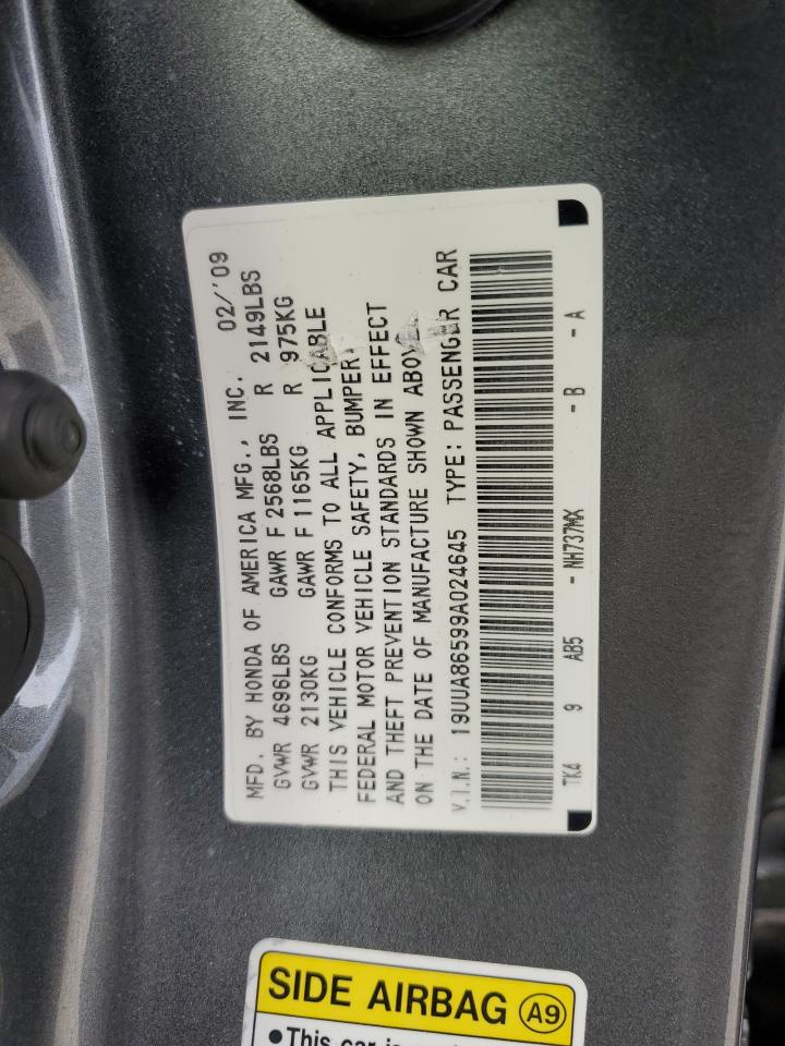 19UUA86599A024645 2009 Acura Tl