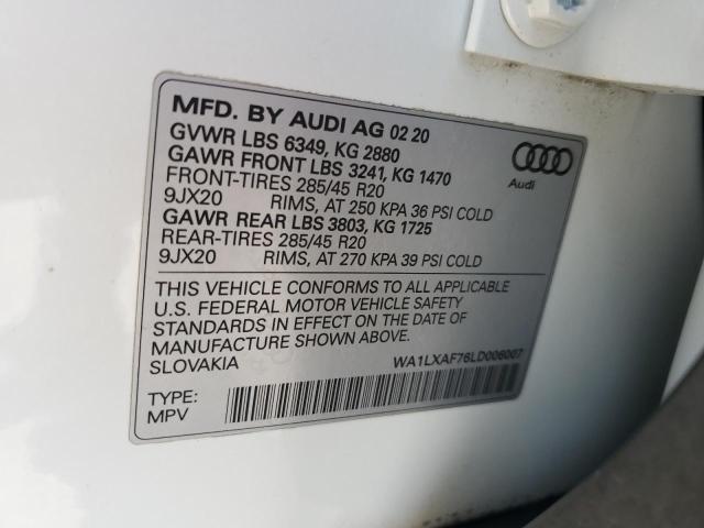 WA1LXAF76LD006007 Audi Q7 PREMIUM 13