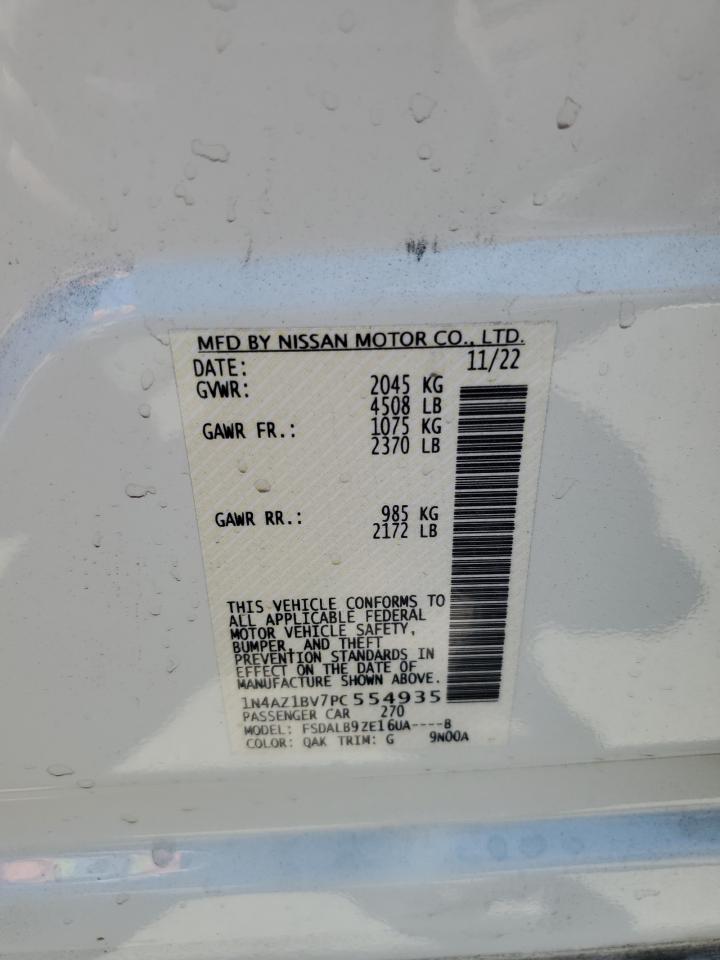 2023 Nissan Leaf S VIN: 1N4AZ1BV7PC554935 Lot: 65946774