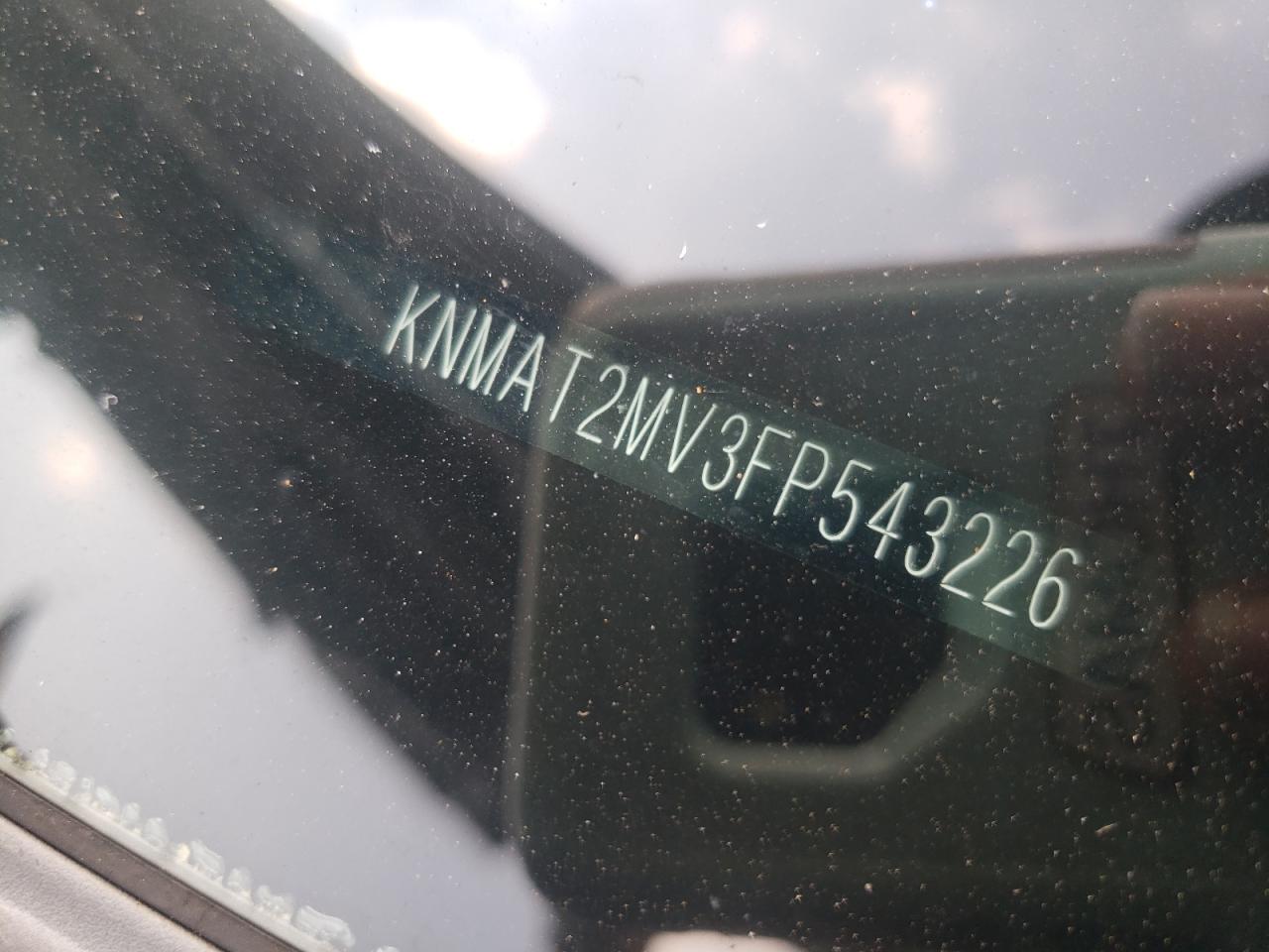 2015 Nissan Rogue S VIN: KNMAT2MV3FP543226 Lot: 65331844