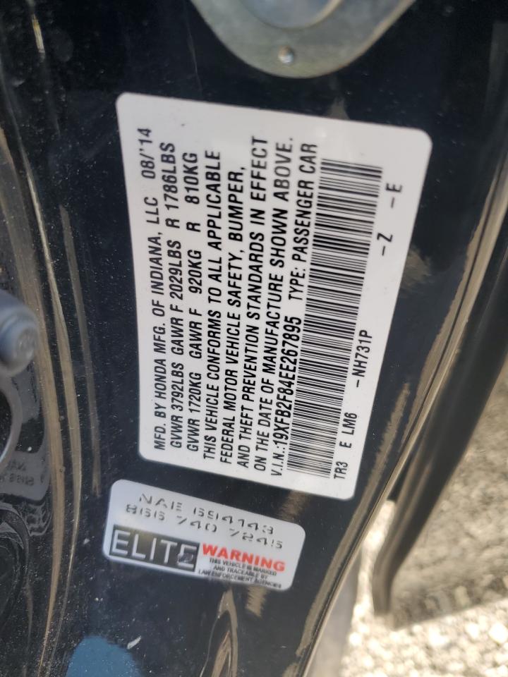 19XFB2F84EE267895 2014 Honda Civic Ex