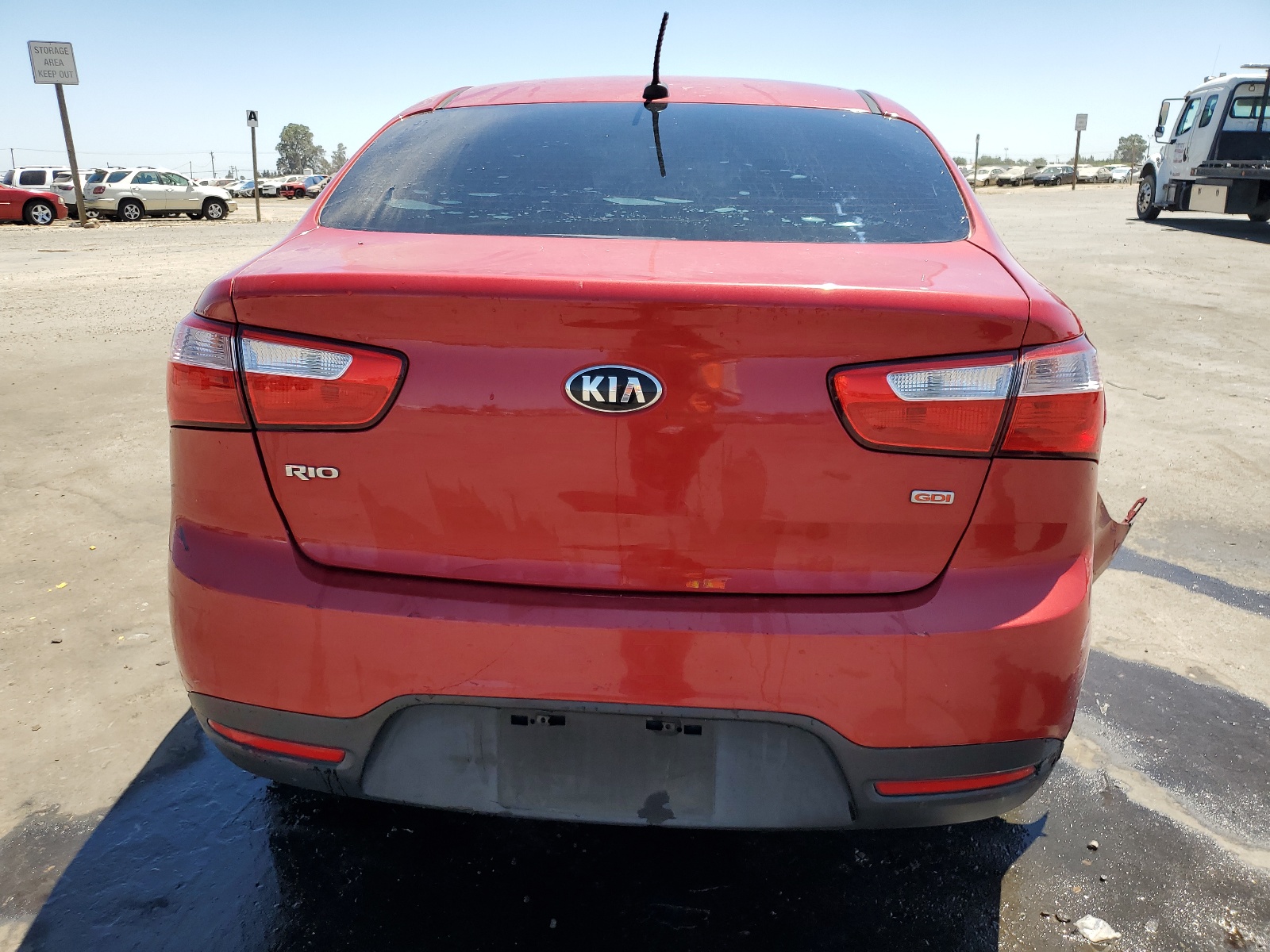 KNADM4A34F6492427 2015 Kia Rio Lx