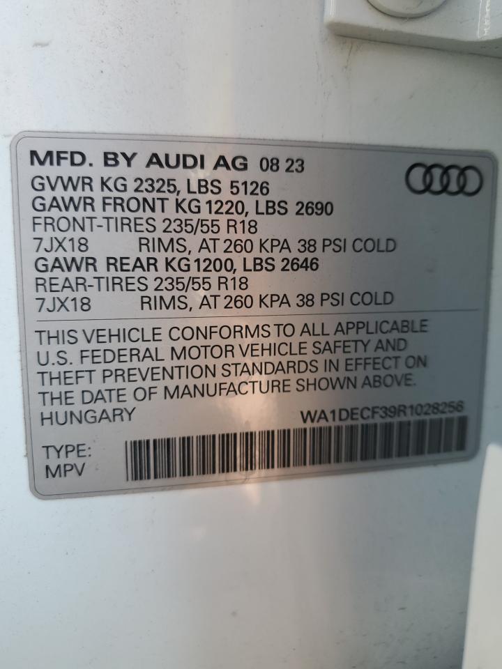 VIN WA1DECF39R1028256 2024 AUDI Q3 no.14