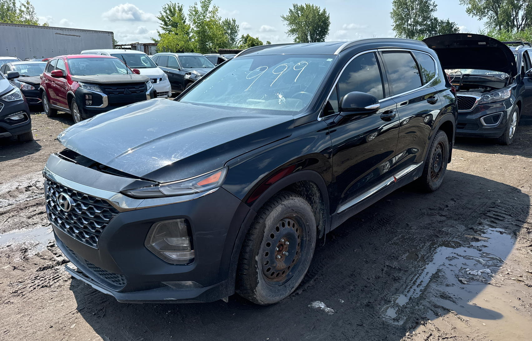 2019 Hyundai Santa Fe Sel vin: 5NMS3CAD9KH046836