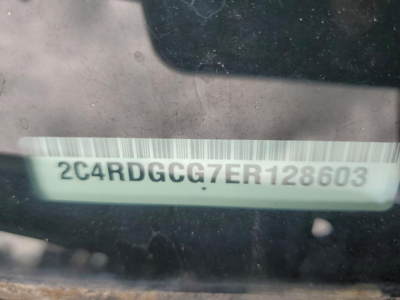 2C4RDGCG7ER128603 2014 Dodge Grand Caravan Sxt