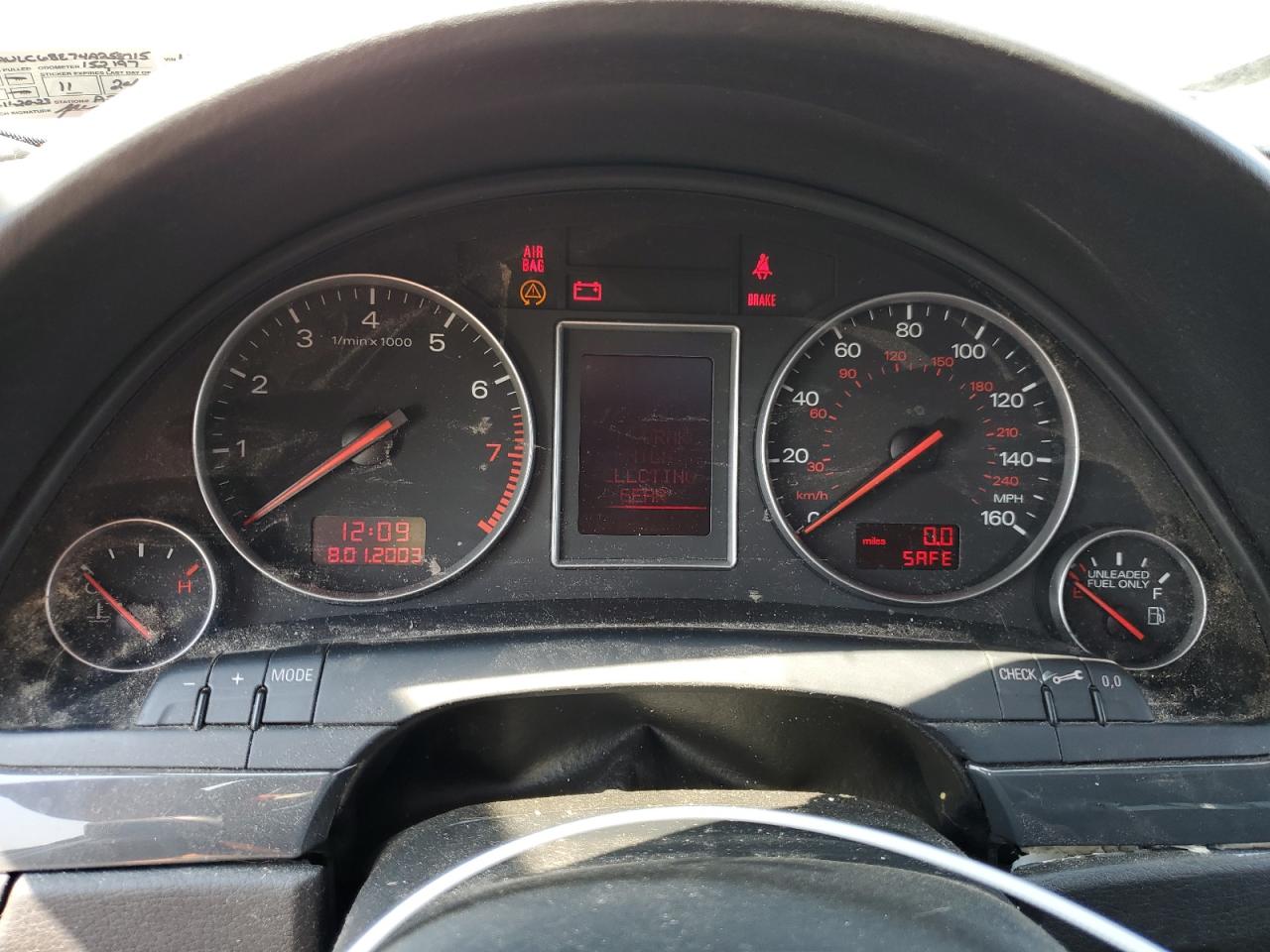 2004 Audi A4 1.8T Quattro VIN: WAULC68E74A258715 Lot: 65325814