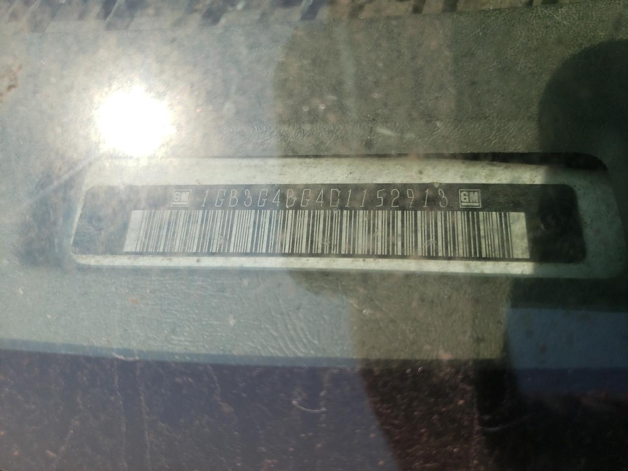 2013 Chevrolet Express G3500 VIN: 1GB3G4BG4D1152913 Lot: 66412394