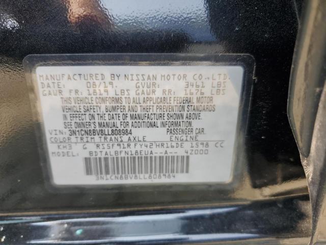 3N1CN8BV8LL808984 Nissan Versa S 12