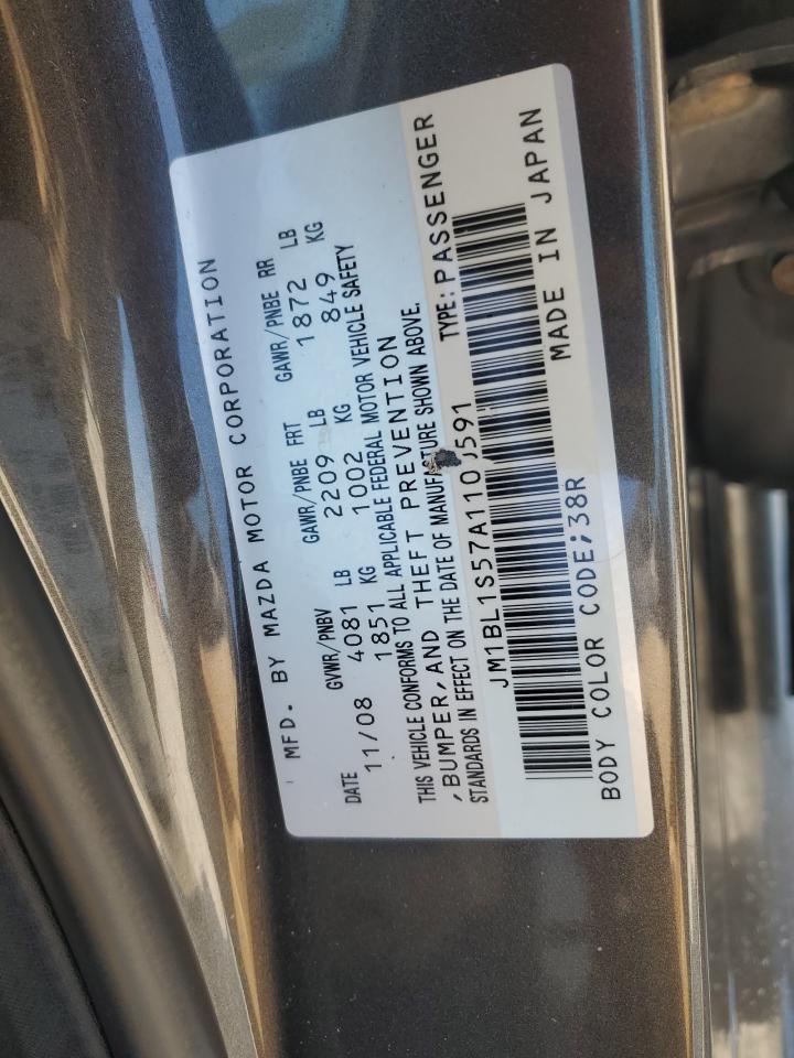 2010 Mazda 3 S VIN: JM1BL1S57A1100591 Lot: 65979264