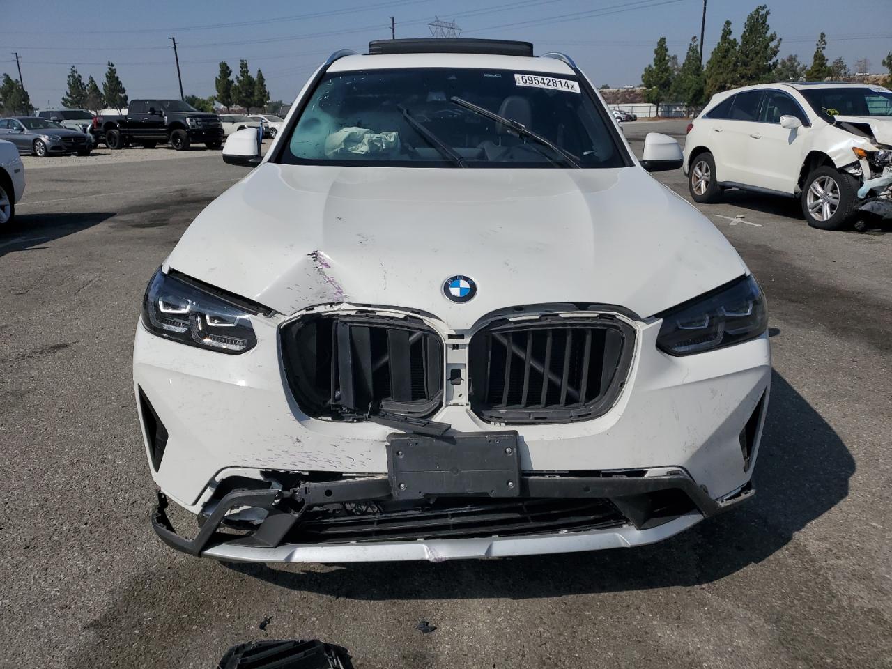 2022 BMW X3 Sdrive30I VIN: 5UX43DP09N9J34545 Lot: 69542814