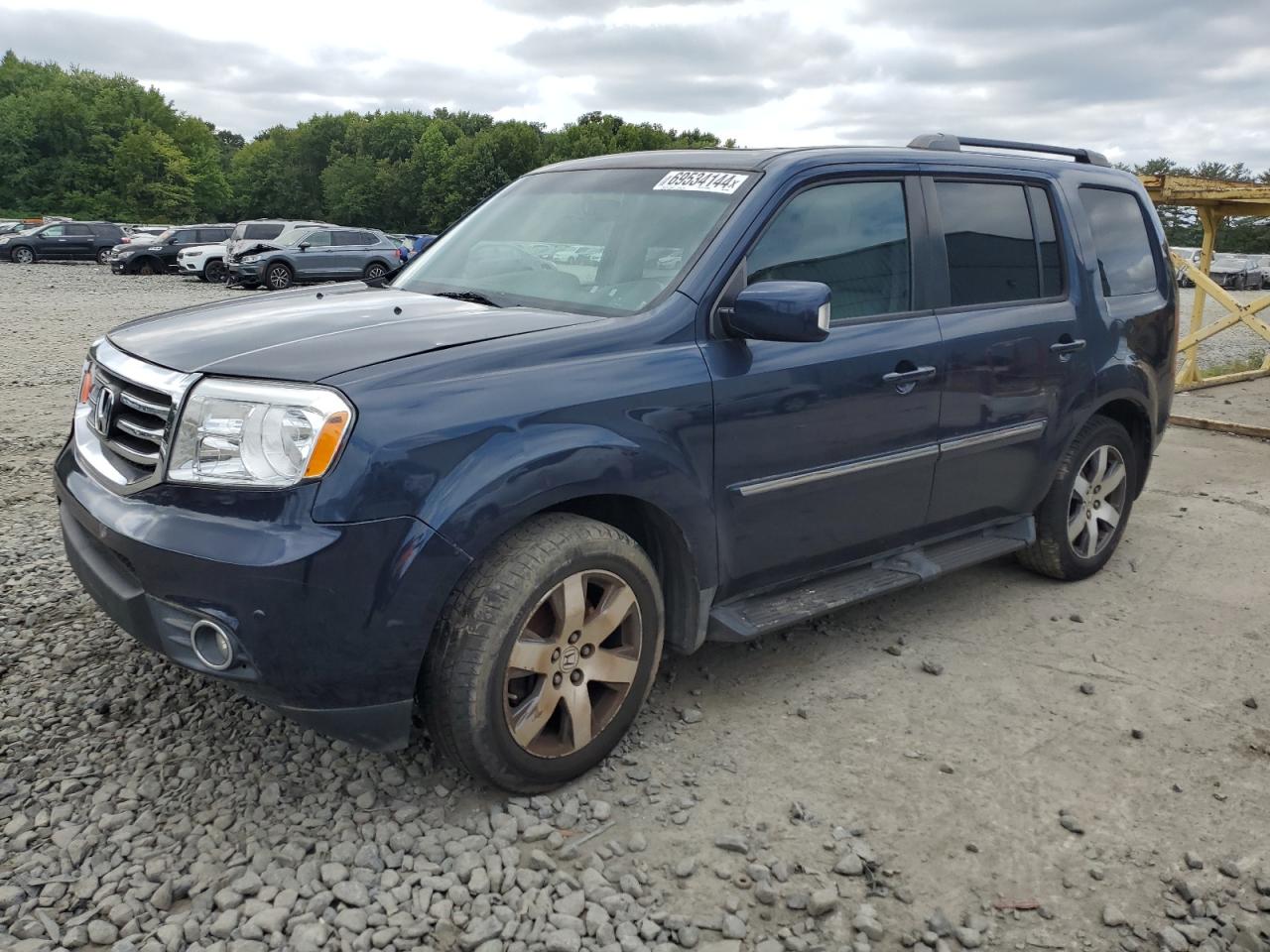 2012 Honda Pilot Touring blue suv gas 5FNYF4H92CB011180 photo #1