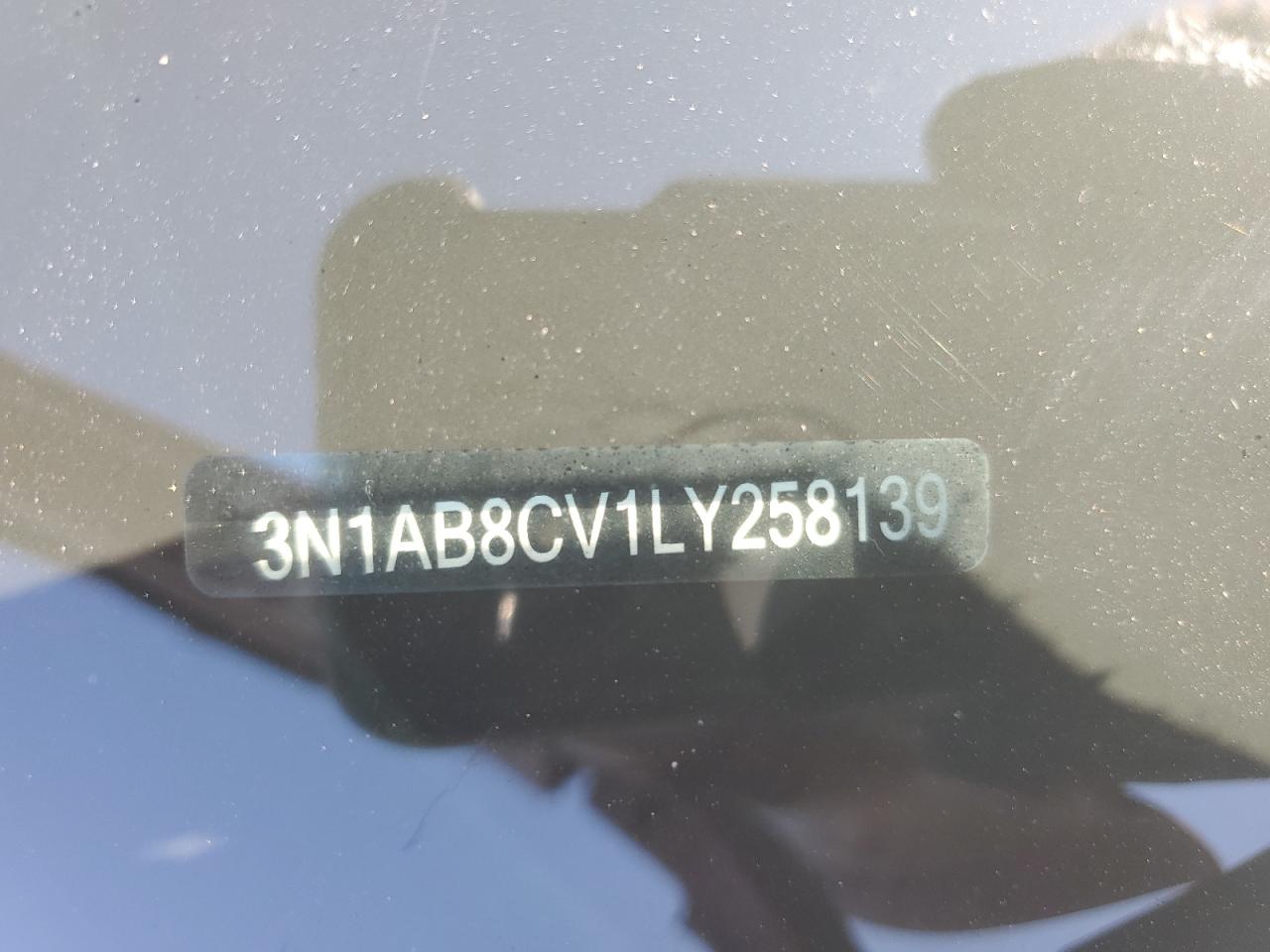 3N1AB8CV1LY258139 2020 Nissan Sentra Sv