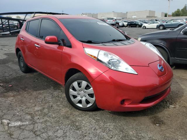  NISSAN LEAF 2017 Red